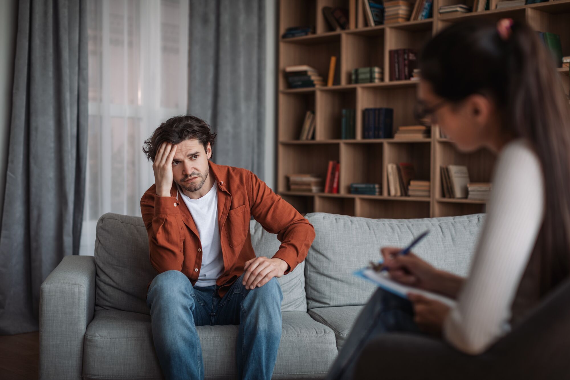 a person with a substance use disorder working with Transformations Treatment Center and their carelon behavioral health plans to cover substance abuse treatment